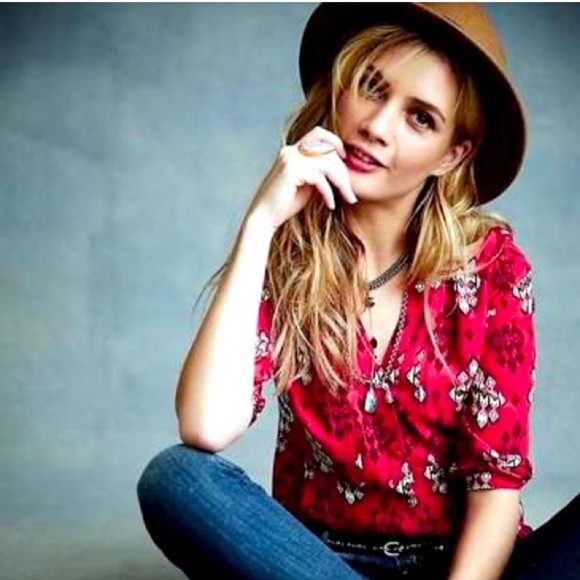 Anthropologie Tops - Anthropologie Maeve Woodland Park Blouse